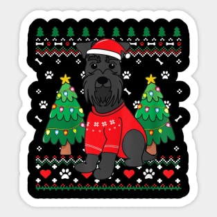 Kerry Blue Terrier Christmas Ornament Tree Xmas Sticker